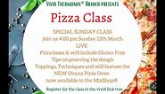 Pizza Cooking Class (featuring the Ovana® Pizza Oven)