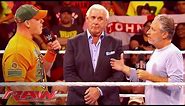 John Cena and Ric Flair confront Jon Stewart on Raw