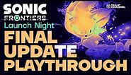 SONIC FRONTIERS 3RD UPDATE: Live First Playthrough! (Tails' Channel)