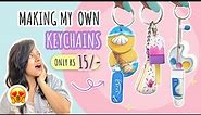 Making my own Keyrings 😍 | DIY Customising Keychains + QnA