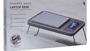 Sharper Image Dual Mode Laptop Desk with Qi Wireless Charging