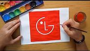 How to draw the NEW LG logo 2023