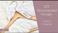 Beginners Cricut Tutorial: Personalised Wedding Hanger