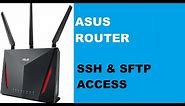 SSH / Secure Shell & SFTP Access : ASUS ROUTER