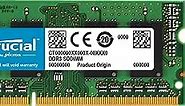 Crucial 2GB Single DDR3/DDR3L 1600 MT/S (PC3-12800) Unbuffered SODIMM 204-Pin Memory - CT25664BF160B