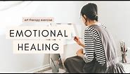 Therapeutic Art Activity for Emotional Pain / Self Healing