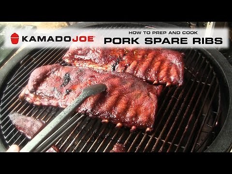 Kamado Joe - How to Prep and Cook Pork Ribs