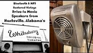 Vintage Whitesburg Drive-In Movie Speakers - Restored w/ Bluetooth & MP3 Upgrades - Huntsville, AL