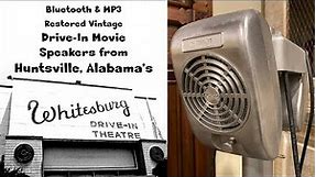 Vintage Whitesburg Drive-In Movie Speakers - Restored w/ Bluetooth & MP3 Upgrades - Huntsville, AL