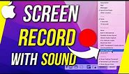 How to Screen Record with Internal Audio on QuickTime Player