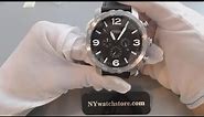 Men's Black Fossil Nate Chronograph Watch JR1436