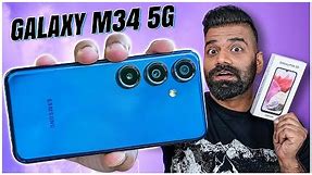 Samsung Galaxy M34 Unboxing & First Look - A New Budget Monster Smartphone🔥🔥🔥