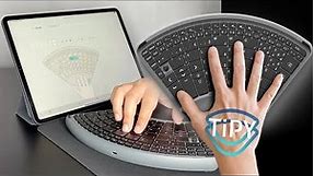 TiPY Keyboard Trainer Word Bluetooth One Hand Typing