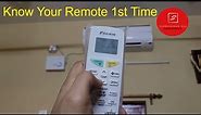 Daikin AC Remote Guide | How to Use / Operate Daikin AC Remote ? | Know Your Daikin AC Remote