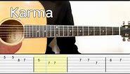 Jojo Siwa - Karma (Easy Guitar Tutorial Tabs)