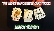 "The 27 Card Trick" IMPOSSIBLE Mathematical Card Trick For Beginners! Performance And Tutorial