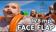 What Happens to Your Face on America's Fastest Roller Coaster - Kingda Ka, Six Flags Great Adventure