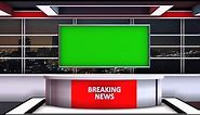 Green Screen News Studio Desk For Edius and Kinemaster | 2021 Graphics