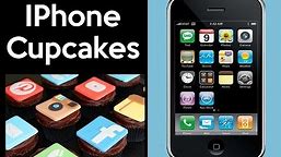 GIANT IPHONE CAKE! Social Media Cupcakes by Cupcake Addiction