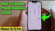iPhone 13/13 Pro: How to Change Phone Ringtone Sound