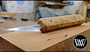 Making Your Own Carving Knife Handle With Live Oak