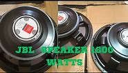 UNBOXING AND INSTALLING JBL SPEAKERS 15 INCH 1600 WATTS