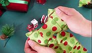 Chalyna 6 Pcs Red Green Dot Christmas Wreath Bows 6 x 12 Inch Large Wreath Bow Christmas Tree Topper Bow Xmas Tree Dot Bows Ribbons for Garland DIY Crafts Party Decor(Green, Dot Pattern)