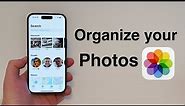 How To Organize your iPhone Photos - Albums, People, Places & More!!