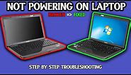 Finally Fix Laptop not powering on step by step