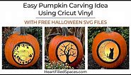 Easy Pumpkin Carving Idea With Free Halloween SVG Files