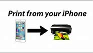 How to print from your iPhone or iPad