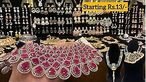 Best Wholesale Imitation Jewellery Market in India| Indian Jewelry Collection