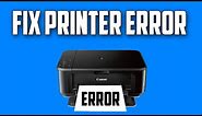 How To Fix Printer Error in Windows 10[Quick Fix]