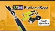 GoFit Pro Swivel Rope - How To Adjust