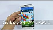 Samsung Galaxy S4 Android 5 Lollipop OTA Update First Looks