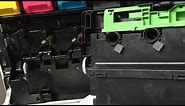 How to Replacing the used waste Toner Collection Container in SHARP MX-2614N/MX-3114N