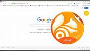How to download and install UC browser for pc and laptop windows 7/8/10
