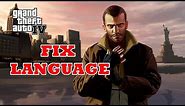 GTA 4 How To Change Language