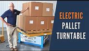 Electric Pallet Turntable | Material Handling Minute