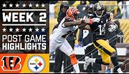 Bengals vs. Steelers | NFL Week 2 Game Highlights