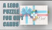 Check out: GIFTCARD BOX - A giftcard enclosed in a lego puzzle