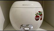 Unboxing sharp magic com / rice cooker 0.8L with apple design