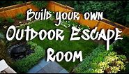 DIY *OUTDOOR* Escape Room || Step-By-Step Tutorial to Make Your Own Escape Room Outside
