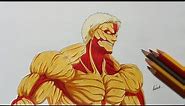 How To Draw Armored Titan - Attack On Titan | Step By Step | Tutorial