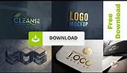 Logo Mockup Download For Free : 3d Logo Mock PSD File