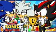 SONIC VS SHADOW VS SILVER!! - Sonic, Shadow & Silver Play Team Sonic Racing!