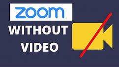 How do you keep your camera off in Zoom?