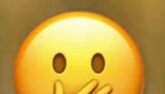 Hand Over Mouth Emoji