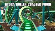 Hydra Roller Coaster Front Seat POV 60FPS Dorney Park