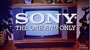 Rare Commercial Vault: Sony TV (1980 HD)